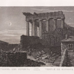 Carl Ludwig Frommel, Ansicht aus Griechenland, Stahlstich,  1830